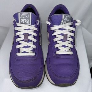 New Balance 501 Women Purple Sneakers Size 8